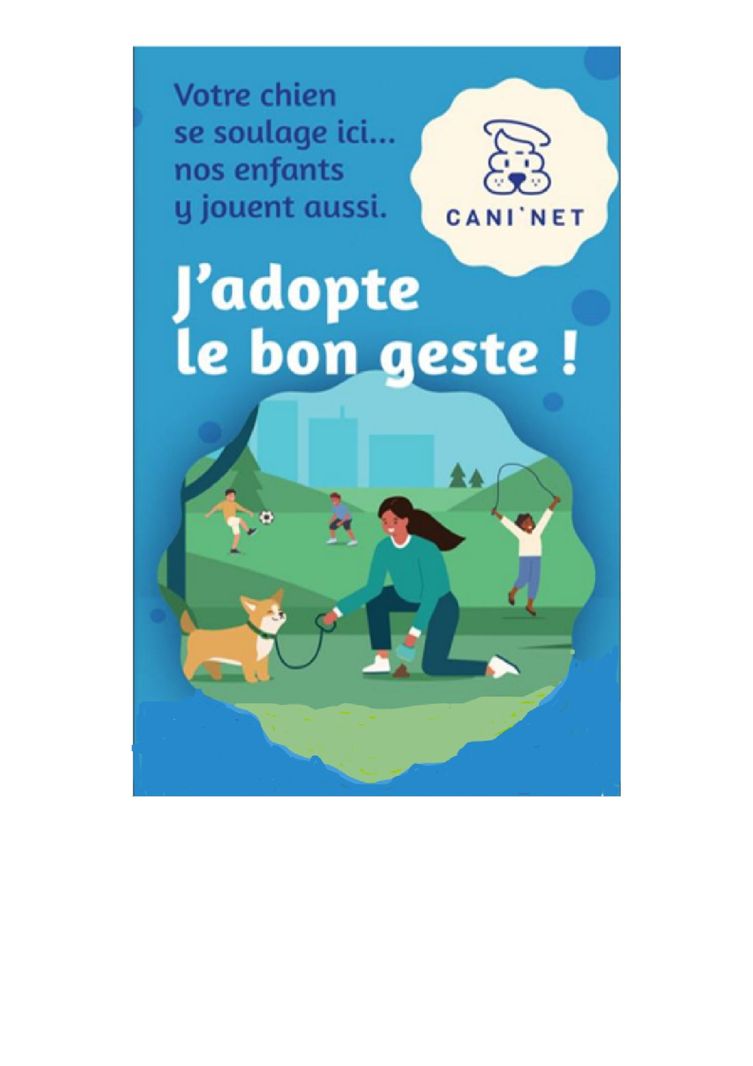 Pince ramasse crotte avec distributeur incorporé